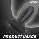 GENE Güçlü Vantuzlu Dong Silikon Anal Plug - Görsel 4