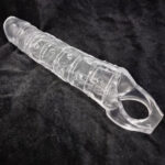 Gerçekçi Doku Penis Büyütücü ve Kalınlaştırıcı 6 CM Uzatmalı Şeffaf Realistik Penis Kılıfı 25 CM - Görsel 3