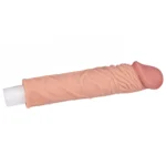 Gerçekçi Doku Penis Büyütücü ve Kalınlaştırıcı 5 CM Uzatmalı Realistik Penis Kılıfı 19 CM - Görsel 4