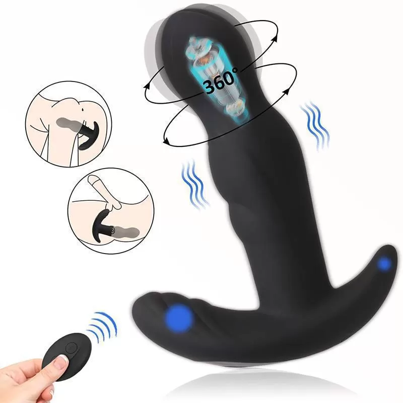 GUST Kablosuz Kumandalı Prostat ve Perine Uyarıcı Rotasyonlu ve Güçlü Titreşimli 2 in 1 Vibratör - 1 GUST Kablosuz Kumandalı Prostat ve Perine Uyarıcı Rotasyonlu ve Güçlü Titreşimli 2 in 1 Vibratör - Görsel 1