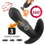 GUST Kablosuz Kumandalı Prostat ve Perine Uyarıcı Rotasyonlu ve Güçlü Titreşimli 2 in 1 Vibratör - Görsel 2