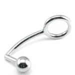 Anal Bead Butt Plug Paslanmaz Çelik Prostat Uyarıcı Anal Boncuk ve Metal Penis Yüzüğü - Görsel 2