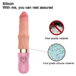 İleri Geri Hareketli Akıllı Isıtmalı Ultra Yumuşak Dokulu Realistik Yapay Penis Vibrator - Görsel 3