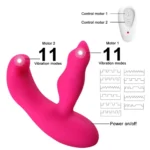 IRMA Kablosuz Kumandalı G-Spot ve Klitoris Uyarıcı 2 in 1 Lay-On Vibratör - Görsel 2