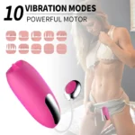 J100 - Şarjlı Akıllı Isıtmalı G-Spot ve Klitoris Uyarıcı Dil Hareketli Vibratör Giyilebilir Vajinal Top - Görsel 2