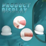 Jelly 4 Çok Kullanımlı Prezervatif Tırtıklı Silikon Penis Başı Kılıfı - Görsel 2