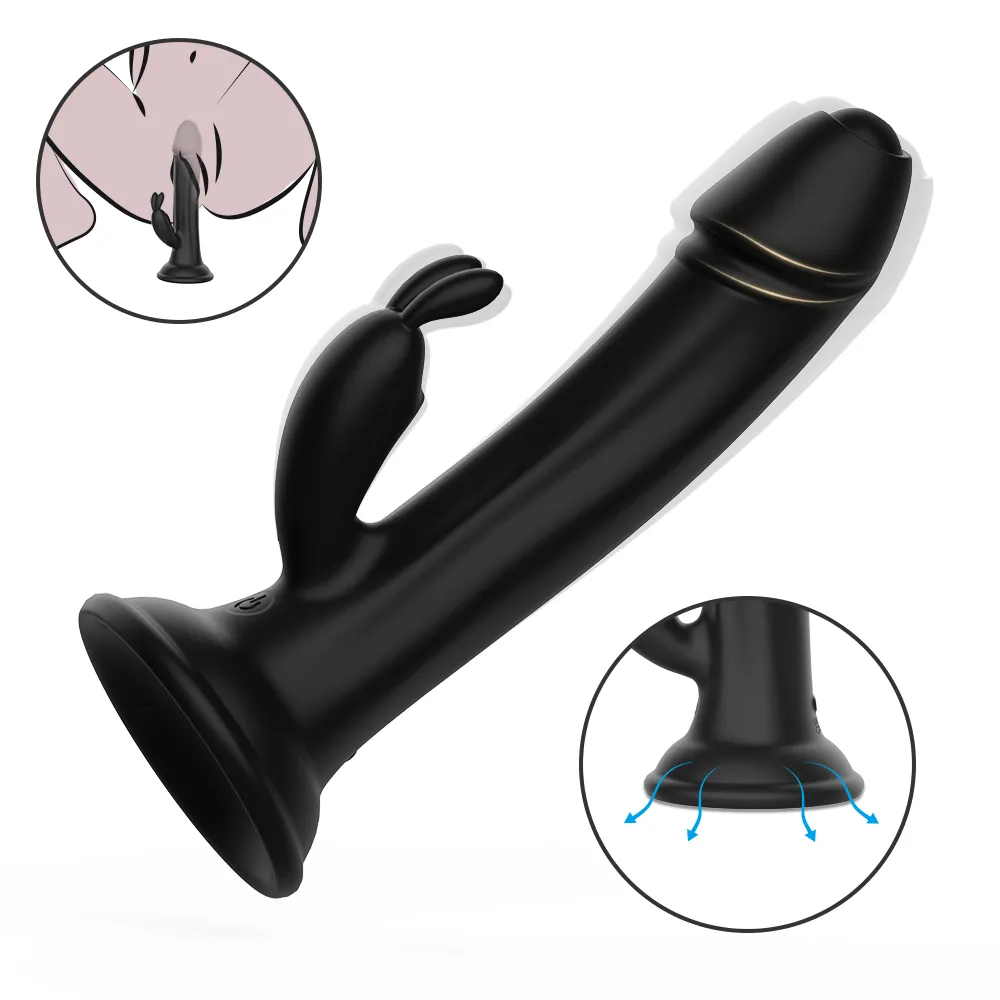 King Caesar Şarjlı Vantuzlu G Nokta ve Klitoris Uyarıcı 2 in 1 Yapay Penis Rabbit Vibratör - 1 King Caesar Şarjlı Vantuzlu G Nokta ve Klitoris Uyarıcı 2 in 1 Yapay Penis Rabbit Vibratör - Görsel 1
