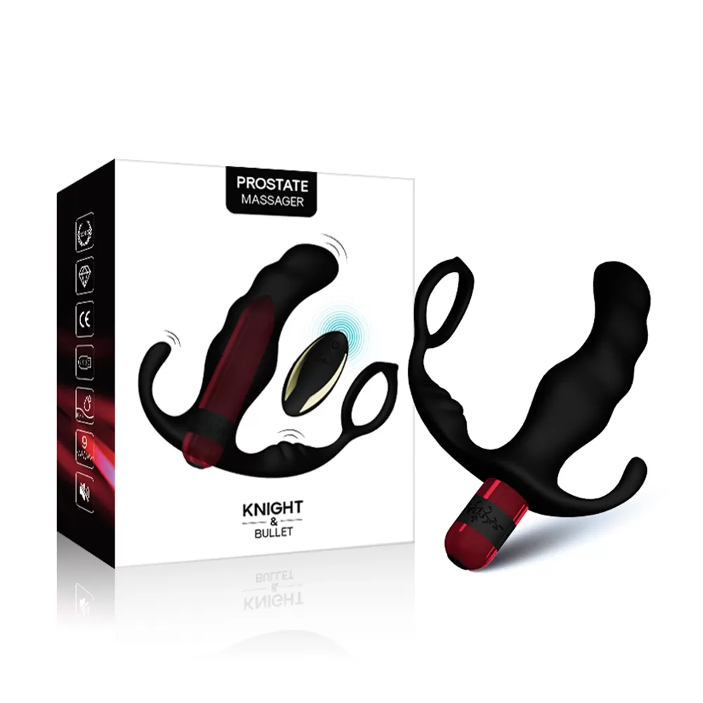 KNIGHT Kablosuz Kumandalı Penis Halkalı Prostat Masaj Vibratör - 1 KNIGHT Kablosuz Kumandalı Penis Halkalı Prostat Masaj Vibratör - Görsel 1