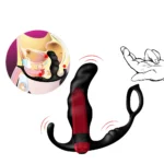 KNIGHT Kablosuz Kumandalı Penis Halkalı Prostat Masaj Vibratör - Görsel 2