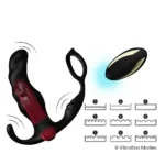 KNIGHT Kablosuz Kumandalı Penis Halkalı Prostat Masaj Vibratör - Görsel 3