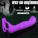 Lorna Rct Şarjlı Kablosuz Kumandalı Çift Penetrasyon Testis ve Penis Yüzüğü Klitoris Uyarıcı Vibratör - Görsel 7