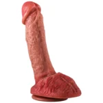 Luke - Ultra Yumuşak Dokulu Realistik Dildo Çift Katmanlı Silikon Gerçekçi Yapay Penis 20 CM - Görsel 3