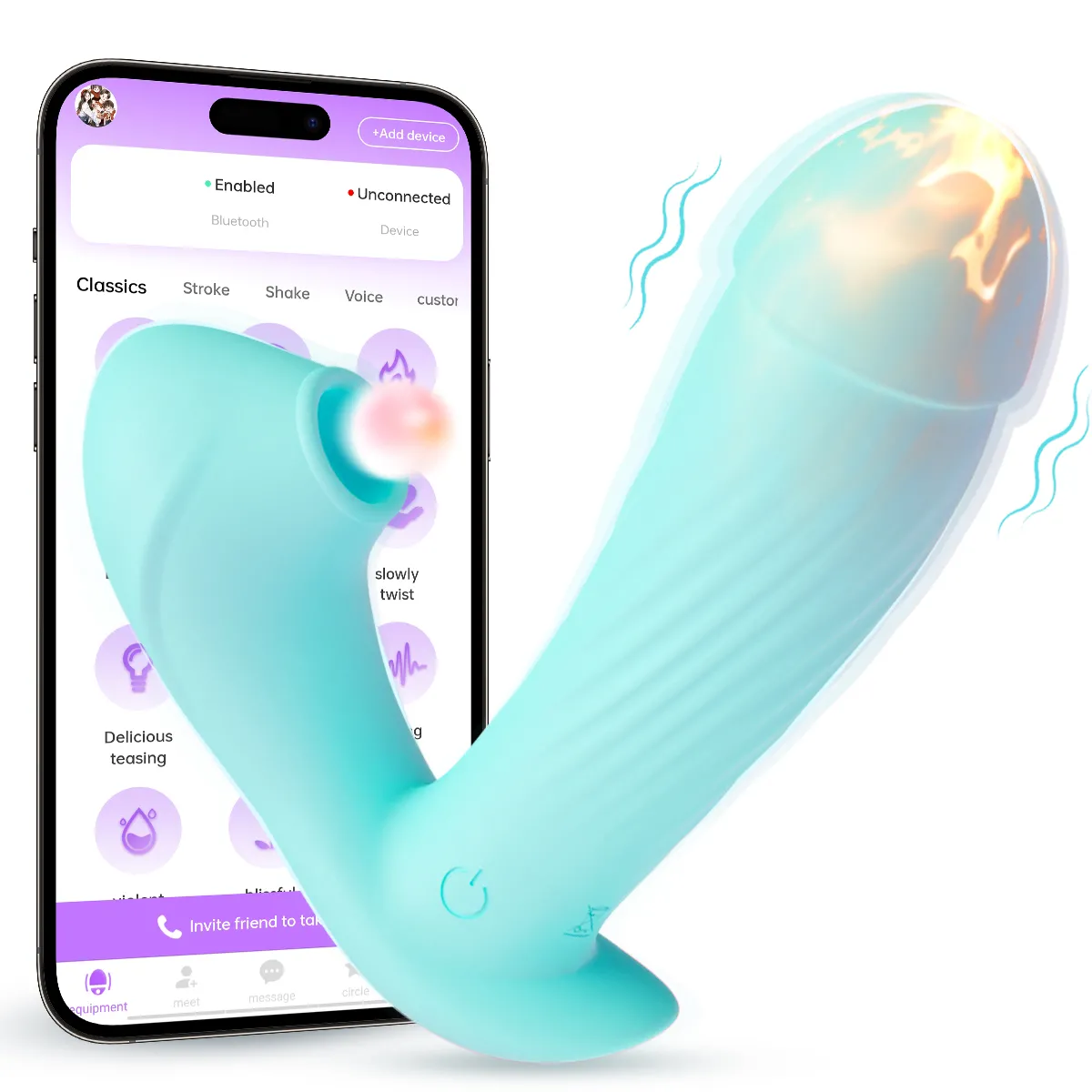 M7 Şarjlı Telefon Kontrollü Isıtmalı G-Spot Klitoris Emiş Uyarıcı Yapay Penis Giyilebilen Vibratör - 1 M7 Şarjlı Telefon Kontrollü Isıtmalı G-Spot Klitoris Emiş Uyarıcı Yapay Penis Giyilebilen Vibratör - Görsel 1
