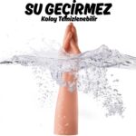 Magic Hand - King Size Realistic Fist Anal Plug Dev Boyut Gerçekçi Doku Realistik Sivri Uçlu El-Kol Dildo 34x7 CM - Görsel 8