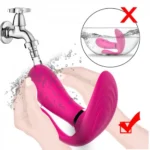 Şarjlı Isıtmalı Kablosuz Kumandalı Anal Vajina Klitoris Uyarıcı Giyilebilir 3 in 1 Panty Vibratör - Görsel 3