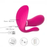 Şarjlı Isıtmalı Kablosuz Kumandalı Anal Vajina Klitoris Uyarıcı Giyilebilir 3 in 1 Panty Vibratör - Görsel 5