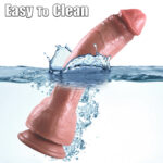 Steve - Ultra Yumuşak Dokulu Realistik Dildo Çift Katmanlı Silikon Gerçekçi Yapay Penis 26 CM - Görsel 7