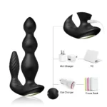 MAXFUN Kablosuz Kumandalı Usb Şarjlı 2 in 1 Vibratör - Görsel 5