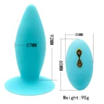 MOLOVE Kablosuz Kumandalı Vantuzlu Silikon Anal Plug Vibratör - Görsel 5