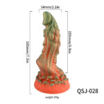 Monster Cock Bukrek - Silicone Realistic Animal Dragon Dildo Silikon Gerçekçi Doku Ejderha Yapay Penis - Görsel 5