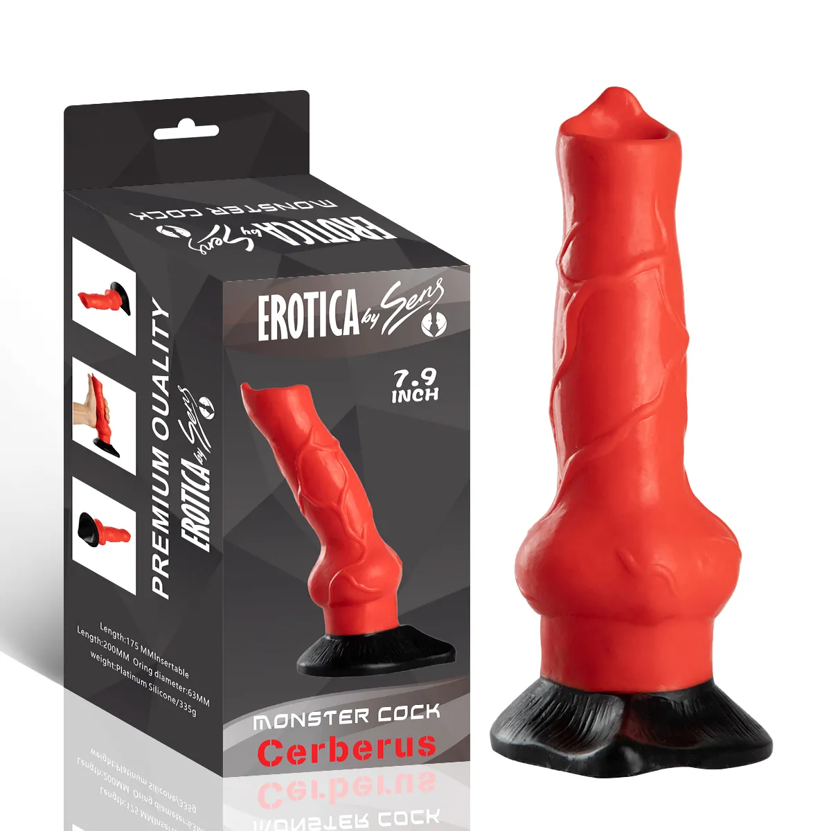 Monster Cock Cerberus - Silicone Realistic Animal Dog Dildo Silikon Gerçekçi Doku Köpek Yapay Penis - 1 Monster Cock Cerberus - Silicone Realistic Animal Dog Dildo Silikon Gerçekçi Doku Köpek Yapay Penis - Görsel 1