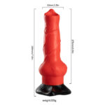 Monster Cock Cerberus - Silicone Realistic Animal Dog Dildo Silikon Gerçekçi Doku Köpek Yapay Penis - Görsel 8