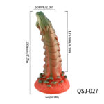 Monster Cock Scylla - Silicone Realistic Animal Dragonhead-Snake Dildo Silikon Gerçekçi Doku Yılan Yapay Penis - Görsel 5