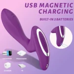 MR Z. Klitoris ve Vajina Uyarıcı G-Spot Tapping Su Geçirmez 3 in 1 Vibratör - Görsel 5