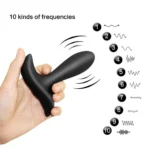 MUJER Şarjlı Kablosuz Kumandalı Güçlü Titreşimli Anal Plug Vibratör - Görsel 2