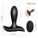 MUJER Şarjlı Kablosuz Kumandalı Güçlü Titreşimli Anal Plug Vibratör - Görsel 5
