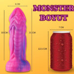 MYST COLOR Dildo Dragon Monster Starry Yumuşak Kalın Realistik Yapay Penis - Görsel 7