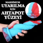 MYST COLOR Dildo Octopus Monster Yumuşak Kalın Realistik Yapay Penis - Görsel 2