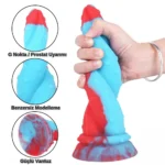 MYST COLOR Dildo Octopus Monster Yumuşak Kalın Realistik Yapay Penis - Görsel 5