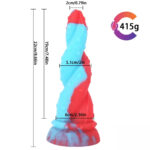 MYST COLOR Dildo Octopus Monster Yumuşak Kalın Realistik Yapay Penis - Görsel 8