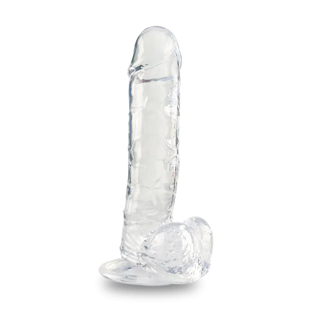 MYST COLOR Dildo Realistik Jel Dokuda Ultra Yumuşak Şeffaf Yapay Penis 22 CM - 1 MYST COLOR Dildo Realistik Jel Dokuda Ultra Yumuşak Şeffaf Yapay Penis 22 CM - Görsel 1