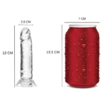 Leo - Ultra Soft Realistic Mini Anal Dildo Yumuşak Doku Gerçekçi Testissiz Realistik Anal Yapay Penis 13 CM - Görsel 5
