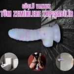 MYST COLOR Dildo Renkli Benekli Tırtıklı Ultra Yumuşak Şeffaf Realistik Yapay Penis - Görsel 2