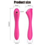 Otomatik Isıtmalı Kıkırdaklı Bükülebilir Klitoris Emiş Güçlü ve G-Spot Uyarıcı Titreşimli 2 in 1 Vibratör - Görsel 8