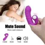 Parmağa Takılabilir Titreşimli Kılıf G Nokta ve Klitoris Uyarıcı Mini Vibratör - Görsel 5