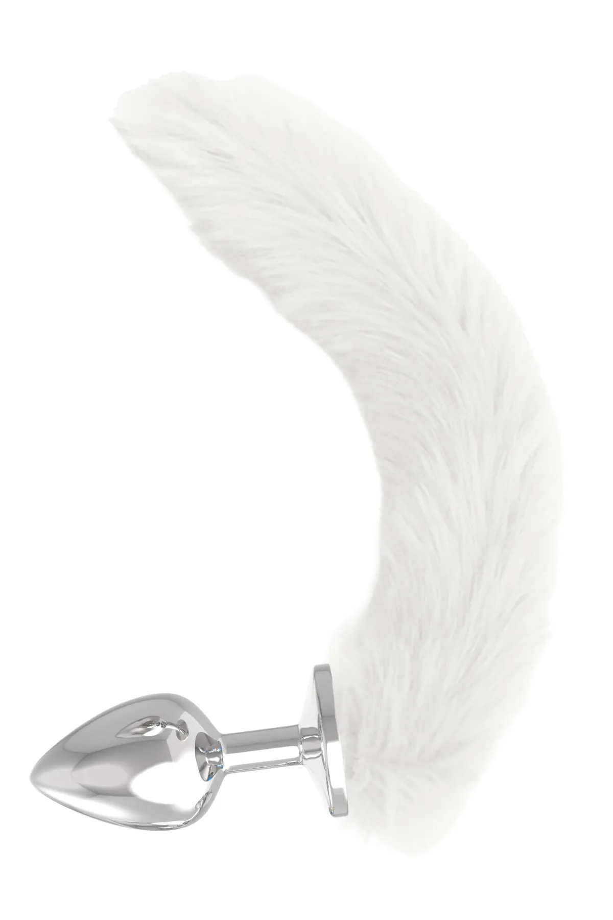 Paslanmaz Çelik Beyaz Uzun Kedi Kuyruklu Pürüzsüz Silver Fox Tail Metal Anal Butt Plug - 1 Paslanmaz Çelik Beyaz Uzun Kedi Kuyruklu Pürüzsüz Silver Fox Tail Metal Anal Butt Plug - Görsel 1