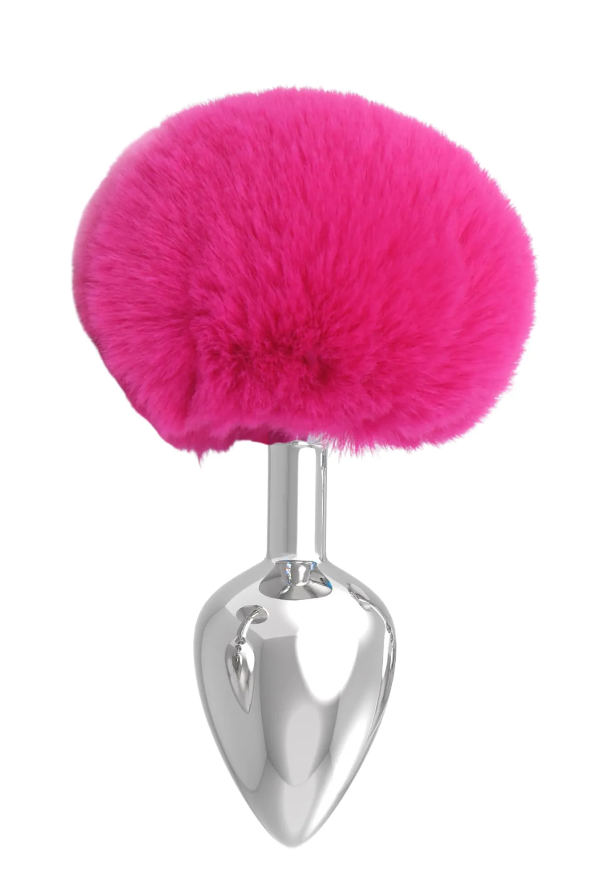 Paslanmaz Çelik Fuşya Tavşan Kuyruklu Pürüzsüz Silver Bunny Tail Metal Anal Butt Plug - 1 Paslanmaz Çelik Fuşya Tavşan Kuyruklu Pürüzsüz Silver Bunny Tail Metal Anal Butt Plug - Görsel 1