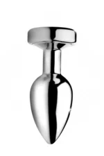 Paslanmaz Çelik Led Işıklı Pürüzsüz Silver Metal Anal Butt Plug - Görsel 2