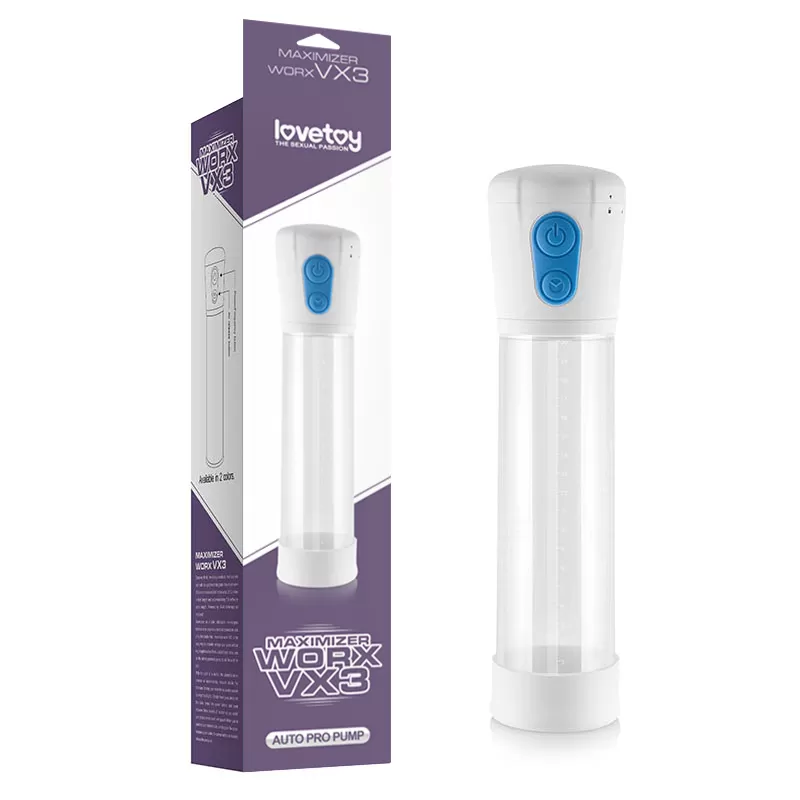 Pilli Otomatik Pro Penis Pompası Beyaz - Maximizer Worx VX3 - 1 Pilli Otomatik Pro Penis Pompası Beyaz - Maximizer Worx VX3 - Görsel 1