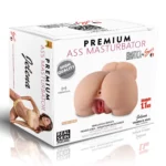 Premium Ass Masturbator Jelena - Realistik Anal Vajinal 2 in 1 Titreşimli Suni Kalça Vajina - Görsel 2