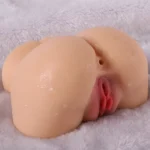 Premium Ass Masturbator Jelena - Realistik Anal Vajinal 2 in 1 Titreşimli Suni Kalça Vajina - Görsel 4