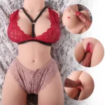 Kate - Büyük Boy Realistik Manken Anal Vajinal 2 in 1 Titreşimli Isıtmalı Suni Vajina - Görsel 2
