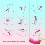 PRIME TOYS Aurora Şarjlı G Nokta ve Klitoris Uyarıcı Parmağa Takılabilir Mini Vibratör - Pembe - Görsel 2