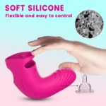 PRIME TOYS Aurora Şarjlı G Nokta ve Klitoris Uyarıcı Parmağa Takılabilir Mini Vibratör - Pembe - Görsel 5