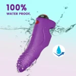 PRIME TOYS Aurora Şarjlı G Nokta ve Klitoris Uyarıcı Parmağa Takılabilir Mini Vibratör - Mor - Görsel 5