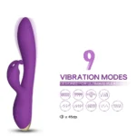 PRIME TOYS Bonnie Klitoris ve G Spot Uyarıcı Rabbit Vibratör - Mor - Görsel 3